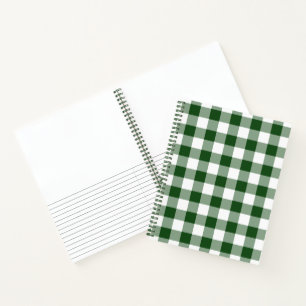 Cuaderno Notas de boceto de cartón verde y blanco