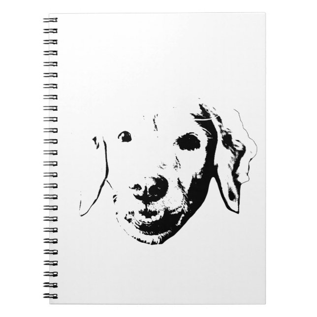 Cuaderno Notas de Cachorro Brillante (Frente)