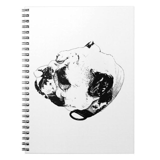 Cuaderno Notas de cálido bulldog (Frente)