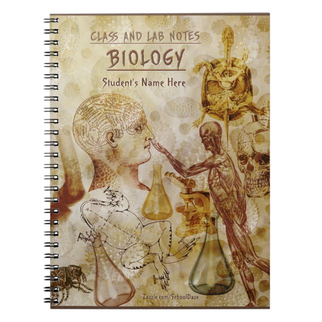 Cuaderno Notas de clase y de laboratorio - Biología (person (Frente)