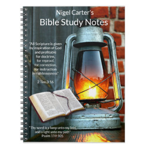 Cuaderno Notas de estudio de la Biblia Lamplight Bible para