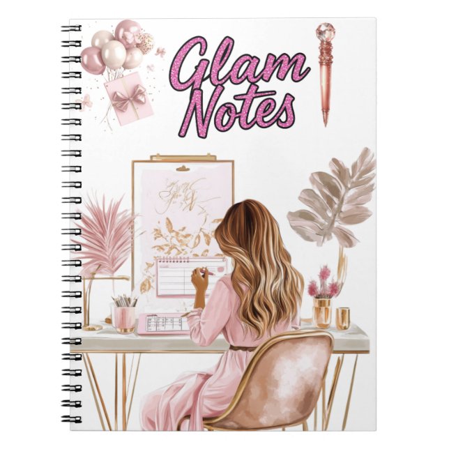 CUADERNO NOTAS DE GLAM (Frente)