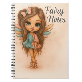Cuaderno Notas de Hadas Diario de Hadas Pastel Adorable
