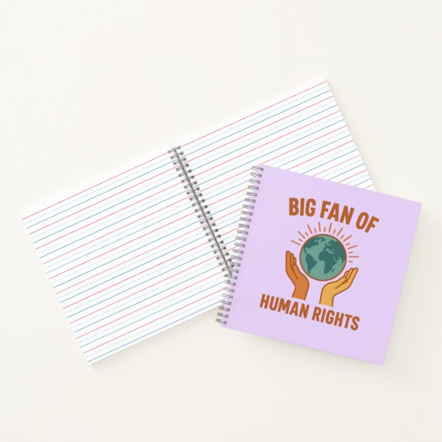 Cuaderno Notas de Igualdad – Gran fan de los Derechos Human (Interior)