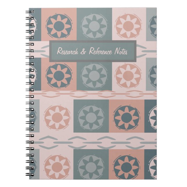 Cuaderno Notas de Investigación y Referencia: (Frente)