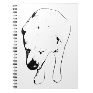Cuaderno Notas de invierno con Labrador Muse