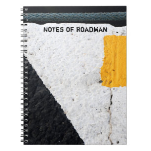 Cuaderno Notas de la FORMA AMARILLA de Roadman Notebook
