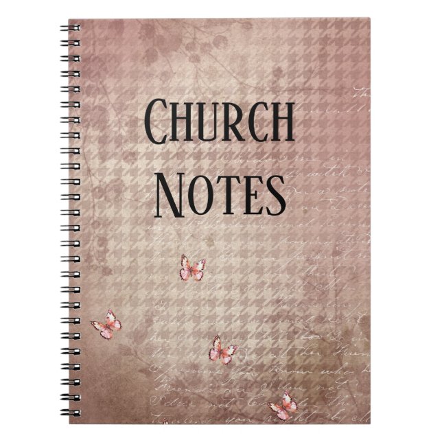 Cuaderno Notas de la Iglesia (Frente)