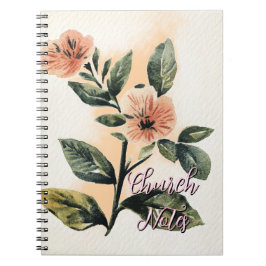 Cuaderno Notas de la iglesia
