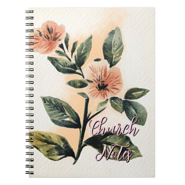 Cuaderno Notas de la iglesia (Frente)