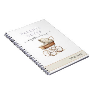 Cuaderno Notas de la Reunión de Padres de Baby Sitter