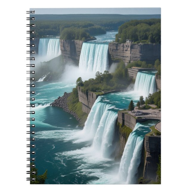 Cuaderno "Notas de las cataratas - Diario Panorama del Niág (Frente)