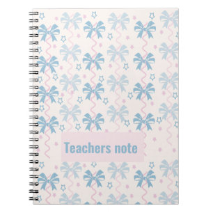 Cuaderno Notas de los profesores