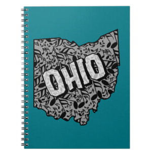 Cuaderno Notas de música de Ohio