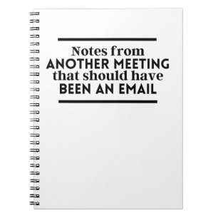 Cuaderno Notas de otra reunión que deberían ser enviadas po