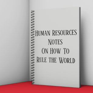 Cuaderno Notas de recursos humanos sobre cómo gobernar el m