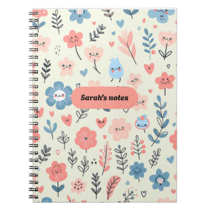 Cuaderno Notas de Sarah Cute Floral
