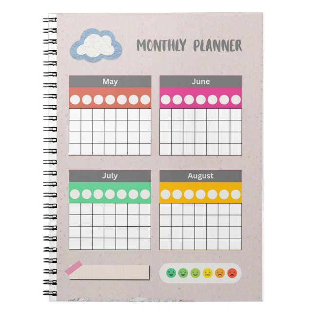 Cuaderno Notas de Scrapbook de Papel Viejo (Frente)