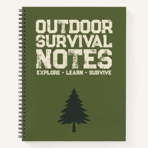 Cuaderno Notas de Supervivencia al Aire Libre – Verde Milit