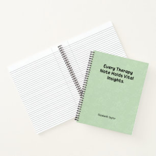 Cuaderno Notas de Terapia: Perspectivas Vitales para tu Via