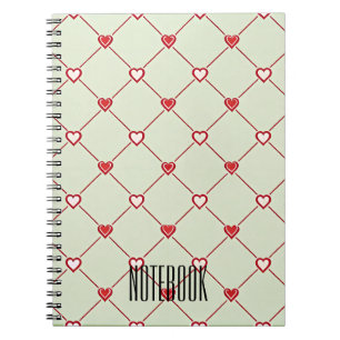 Cuaderno Notas de Valentine's Heartline Premium