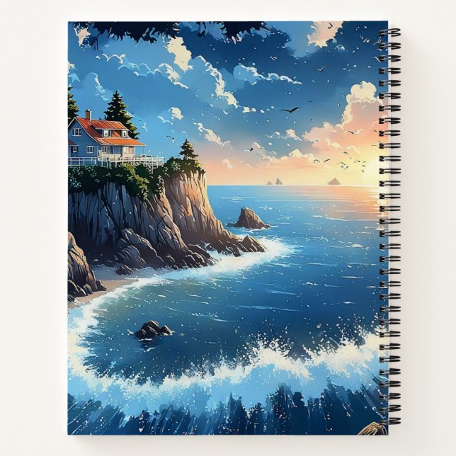 Cuaderno Notas de verano en el mar (Reverso)