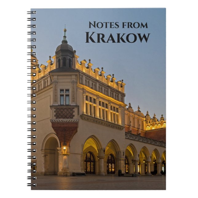 Cuaderno Notas del bloc de notas de Cracovia Polonia (Frente)