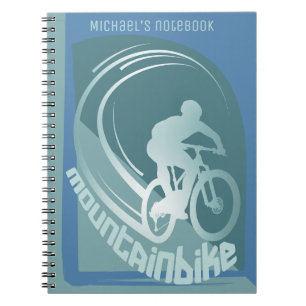 Cuaderno Notas del diario del ciclismo de montaña mtb
