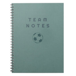 Cuaderno Notas del equipo - Fútbol