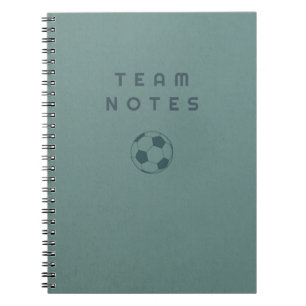 Cuaderno Notas del equipo - Fútbol