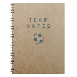Cuaderno Notas del equipo - Fútbol