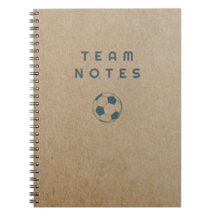 Cuaderno Notas del equipo - Fútbol