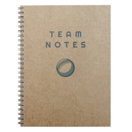 Cuaderno Notas del equipo - para entrenadores, jugadores y 