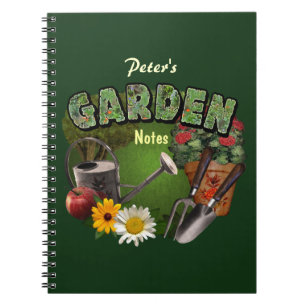 Cuaderno Notas del jardín (personalizable)