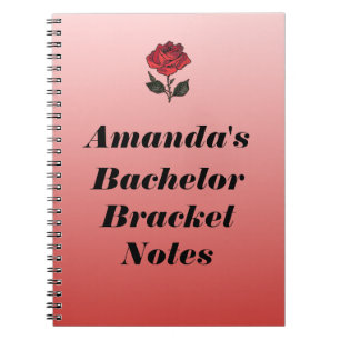 Cuaderno Notas del soporte del soltero