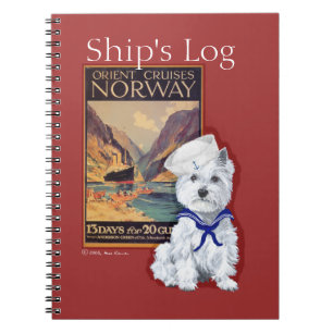Cuaderno NOTAS del Terrier Blanco de West Highland
