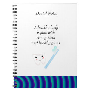 Cuaderno Notas Dentales Limpia Dientes