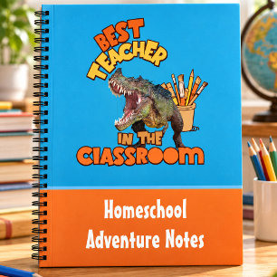 Cuaderno Notas divertidas de aventuras de educación en casa
