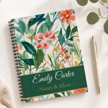 Notas e Ideas de Nombres Personalizados Florales B
