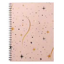 Cuaderno Notas estelares - Portátil con patrón estelar