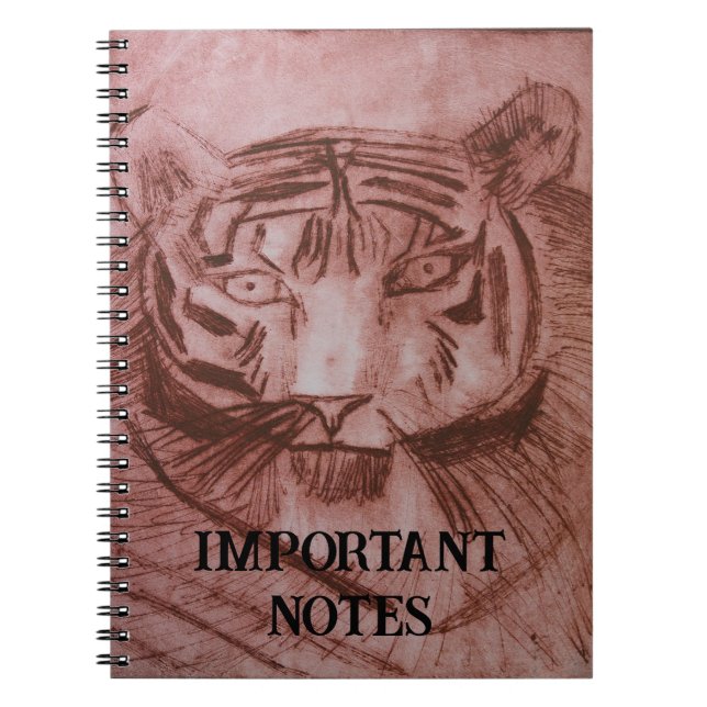 CUADERNO NOTAS IMPORTANTES NOTIFICACIÓN DIARIA DE PAULA REI (Frente)