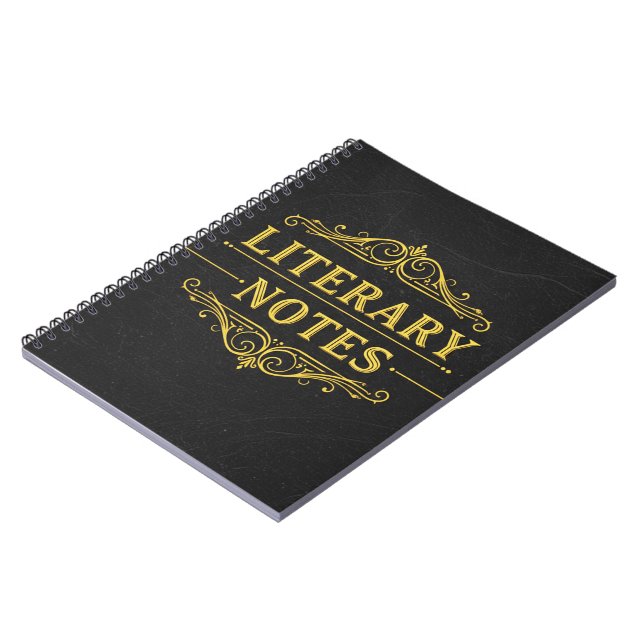 Cuaderno Notas literarias - Academia oscura (Lado Izquierdo)