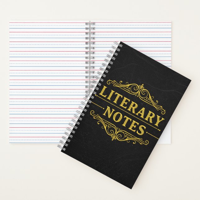 Cuaderno Notas literarias - Academia oscura (Interior)