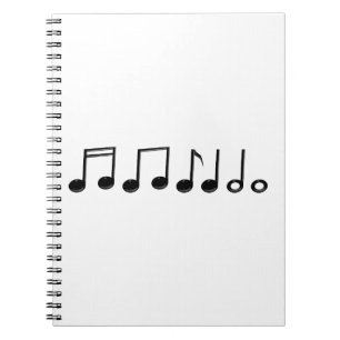 Cuaderno Notas musicales