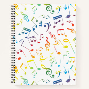 Cuaderno Notas Musicales 4