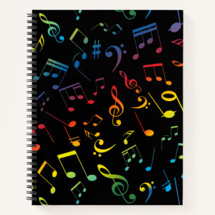 Cuaderno Notas musicales 5