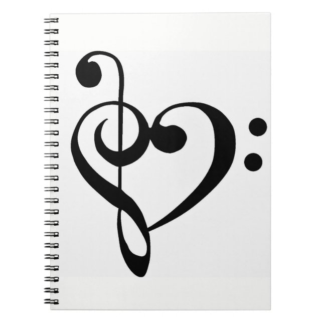 CUADERNO *NOTAS MUSICALES / PORTÁTIL DE MÚSICA AMANTE* (Frente)