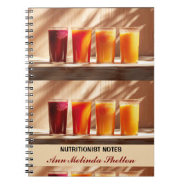 Cuaderno Notas personalizadas de nutricionista de foto de j