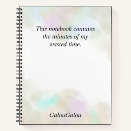 Cuaderno Notas Personalizadas Reunión de Oficina