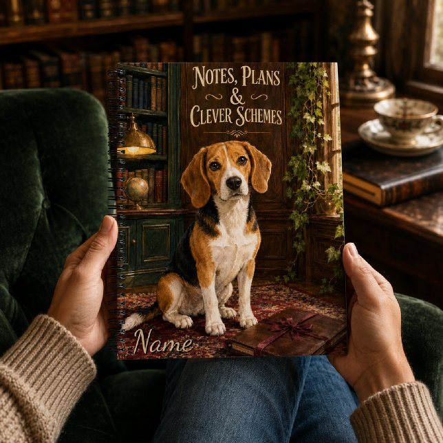 Cuaderno Notas Planes y Esquemas Ingeniosos Beagle (Subido por el creador)